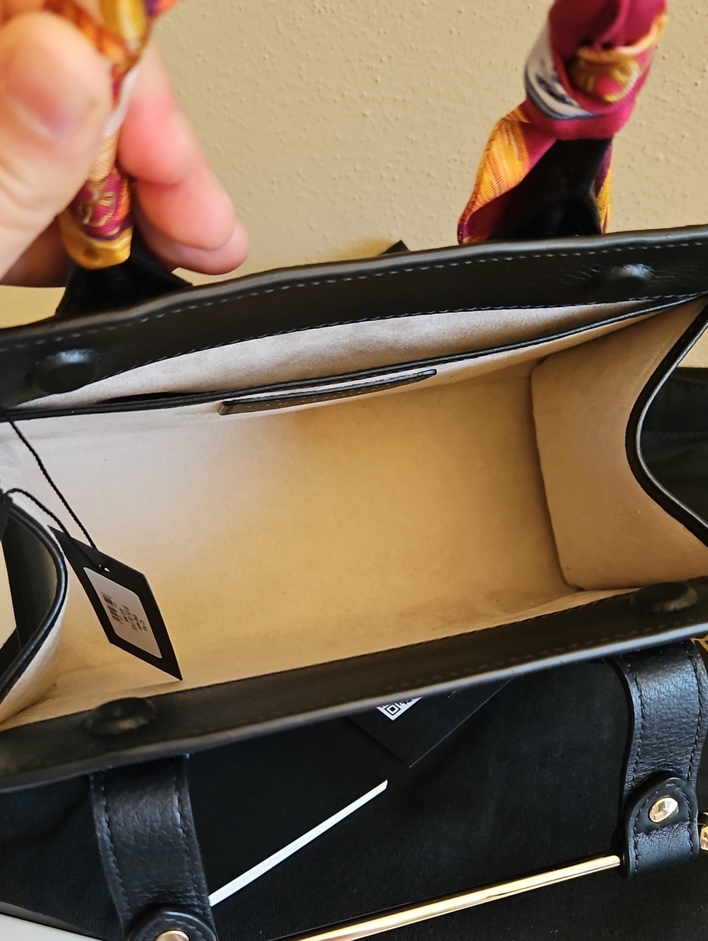 Strathberry Mini Tote In Black - Picture 6 of 9